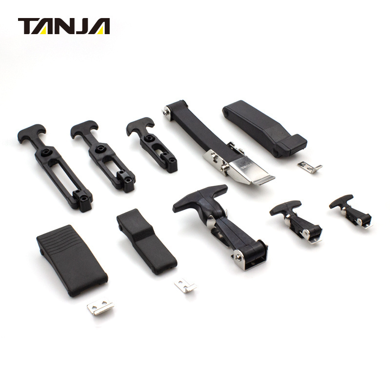 T shaped rubber draw latch Flexible & Damping rubber toggle latch for Engineering machine hood Cabinet spring hasp clamp