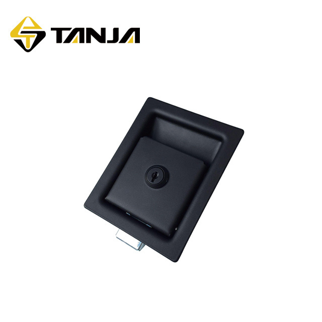 TANJA  M51 Truck tool box metal handle latch Safety Concealed Door Bus Lock Handle Paddle Latch