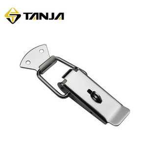 TANJA A202B Toggle latch with padlock eye box hasp with spring / stainless steel toggle hasp