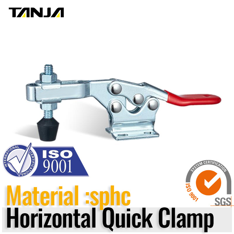 Zinc Plated Horizontal Quick Clamp Welding Fixtures Release Clamps Hold Down Safety Toggle Clamp For Woodworking Tools