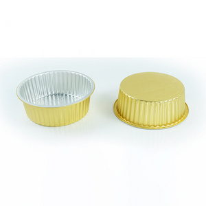 Recommend Round Disposable Smooth Wall Cheesecake Food Aluminum Foil Container Round Cake Pie Pan