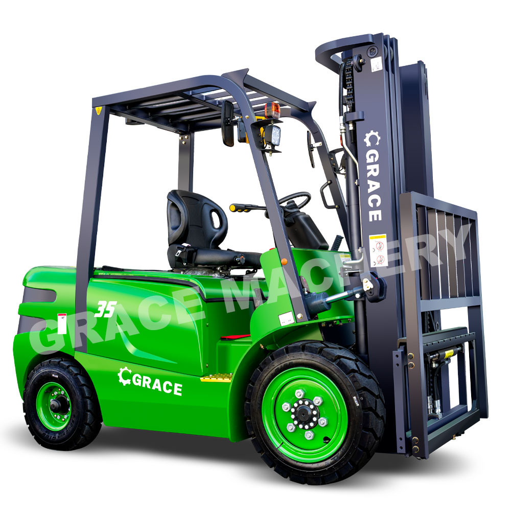 Fork lift electric container mast lithium ion powered forklift 2ton 2.5 3 ton small forklift for easy loading of the car