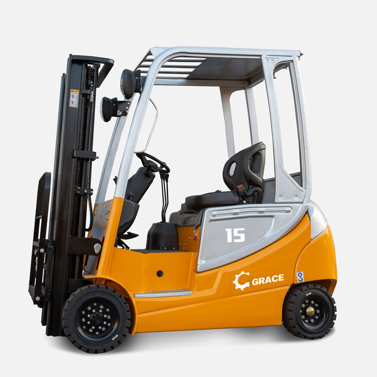 Hydraulic lifting small forklift 1.5ton  2ton 2.5 ton 3 ton attachments battery operated mini electric forklift