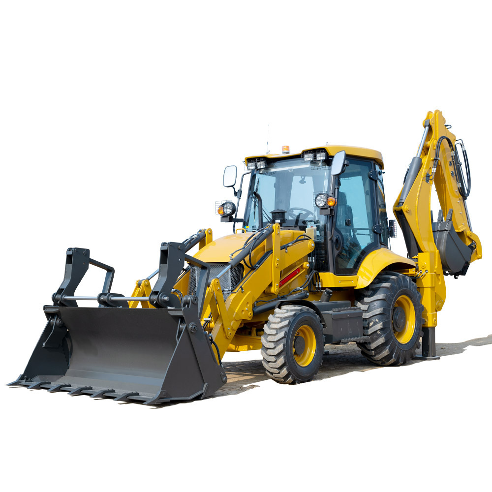 Compact new front backhoe loader 4 wheel articulated machinery small cheap loader backhoe green farm backhoe price for sale