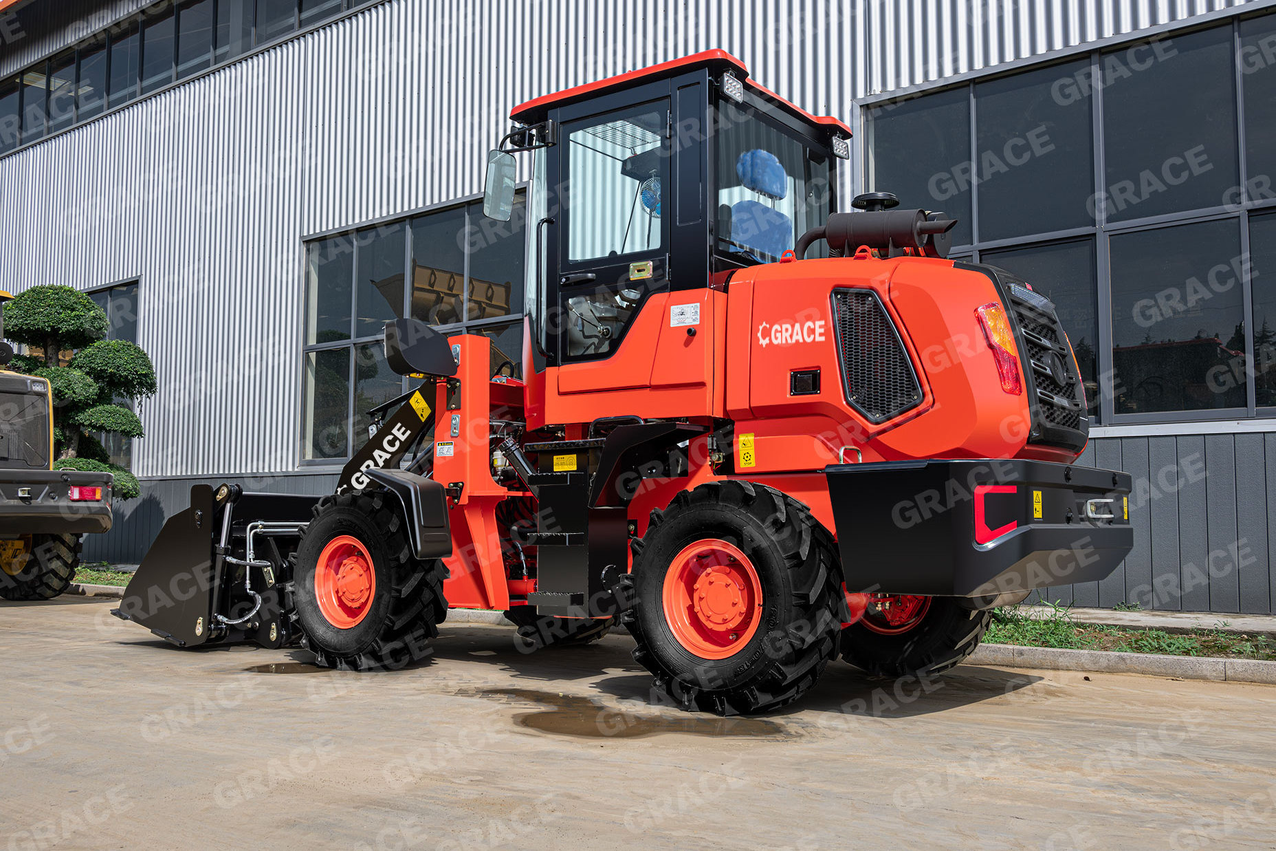 mini articulated loader 4x4 wheel drive farm machinery 1 ton 2ton 3tons China diesel small wheel loader