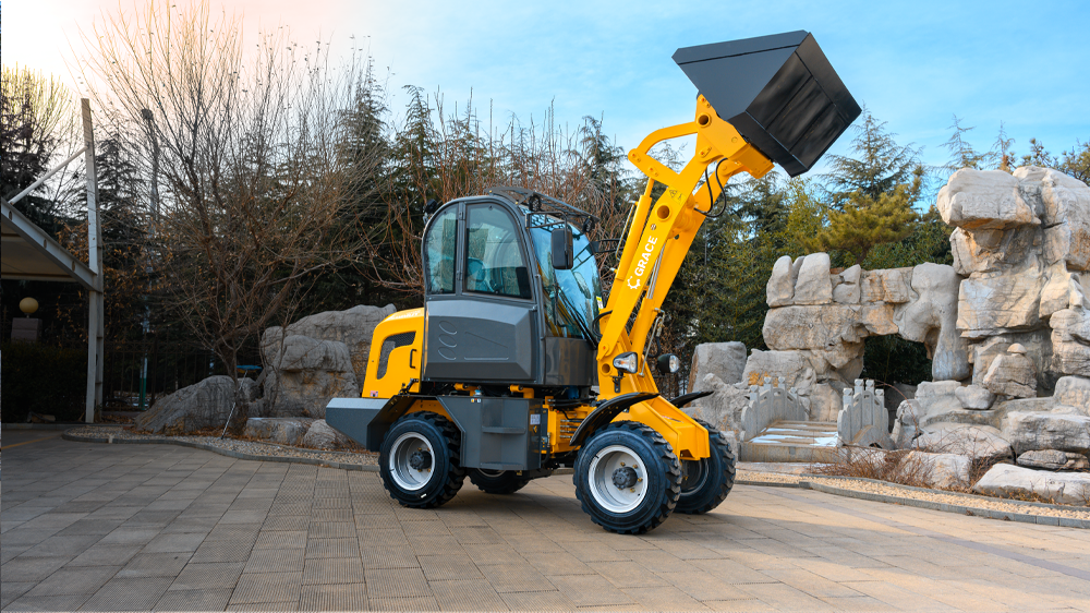 mini articulated loader 4x4 wheel drive farm machinery 1 ton 2ton 3tons China diesel small wheel loader