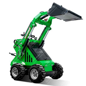 Electric mini wheel loader 350kg SK650-W Skidsteer attachments stump grinder best quality skid steer loaders