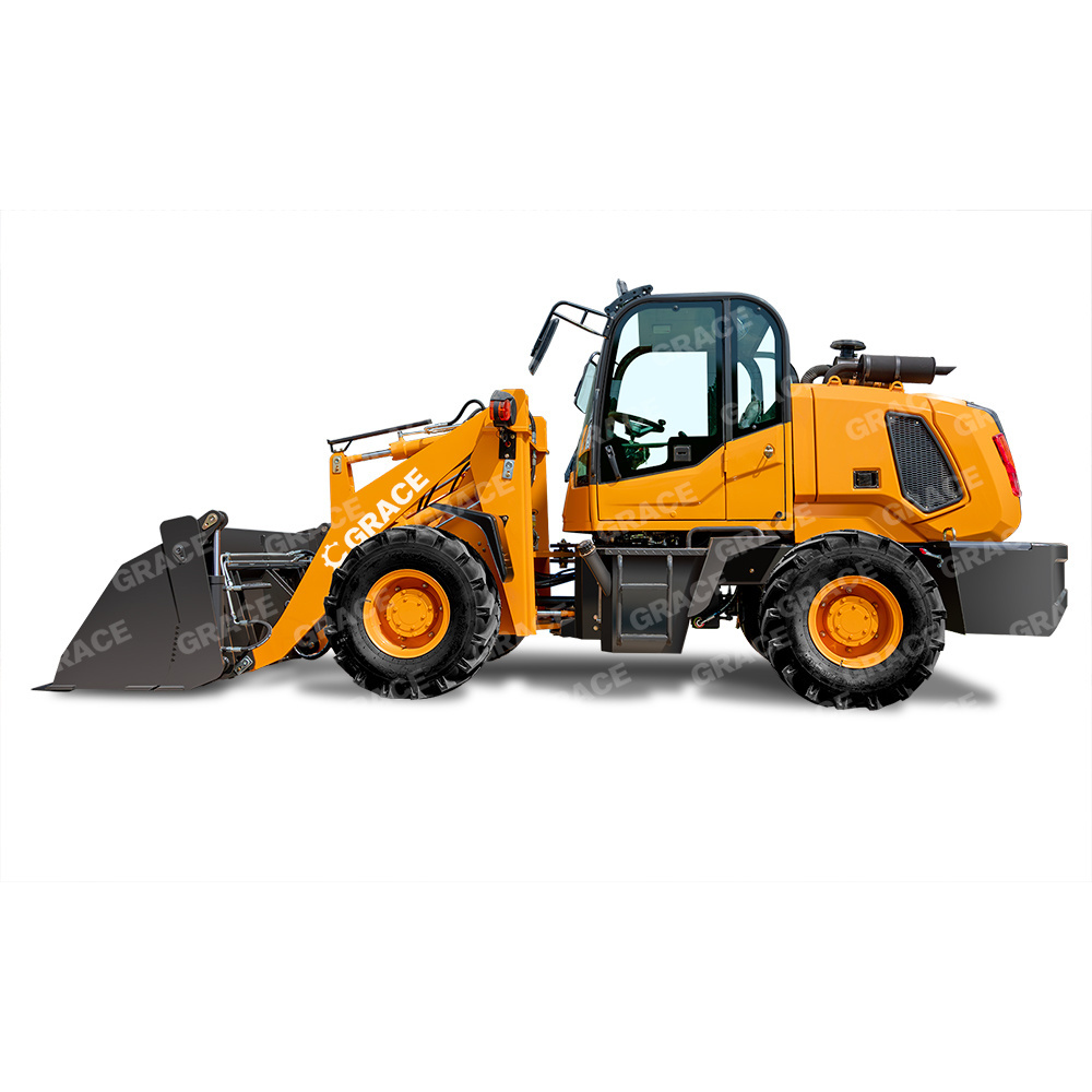 mini articulated loader 4x4 wheel drive farm machinery 1 ton 2ton 3tons China diesel small wheel loader