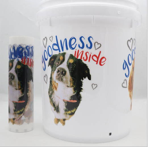 Wholesale Hot selling PET Heat Transfer Film For Plastic Paint Buckets Plastic Pail