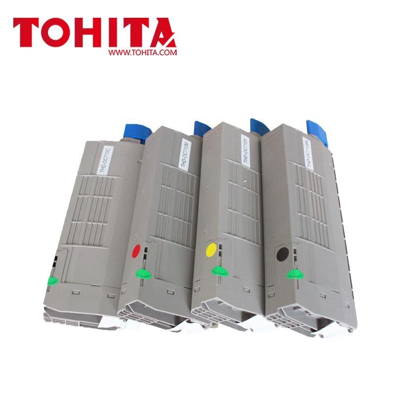 TOHITA toner cartridge 44318608 for OKI c711wt C711 C710 c711dn printer toner