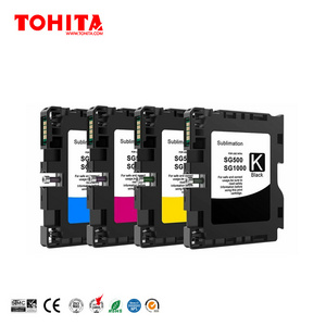 TOHITA SG500 SG1000 SG500BK SG1000BK Ink cartridge for Ricoh Sawgrass SG500 1000 ink cartridge SG 500 / SG 1000BK/C/M/Y