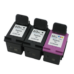 Ink Cartridge CC641W CC644W 60XL for HP F4473 F4480 F4483 F4488 F4492 F4500 F4580 F4583 TOHITA