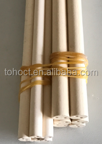 Refractory field MgO Magnesia ceramic pipe rods tubes