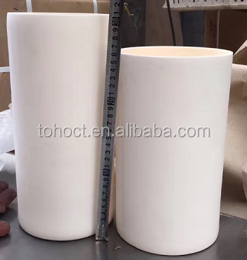 High Purity Cylindrical or Conical Al2o3 Ceramic Corundum Alumina Crucible for Metal Melting in Laboratory