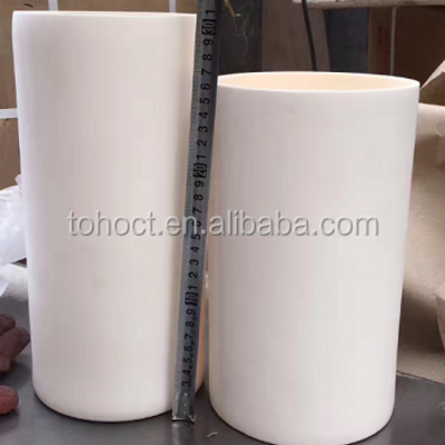 High Purity Cylindrical or Conical Al2o3 Ceramic Corundum Alumina Crucible for Metal Melting in Laboratory