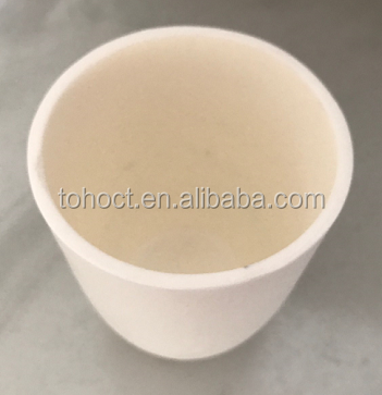 High Purity Cylindrical or Conical Al2o3 Ceramic Corundum Alumina Crucible for Metal Melting in Laboratory