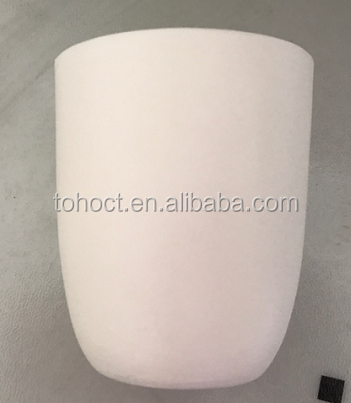 High Purity Cylindrical or Conical Al2o3 Ceramic Corundum Alumina Crucible for Metal Melting in Laboratory