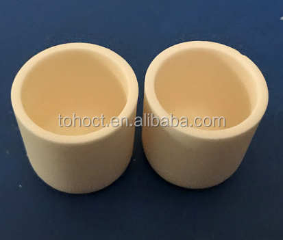 High Purity Cylindrical or Conical Al2o3 Ceramic Corundum Alumina Crucible for Metal Melting in Laboratory