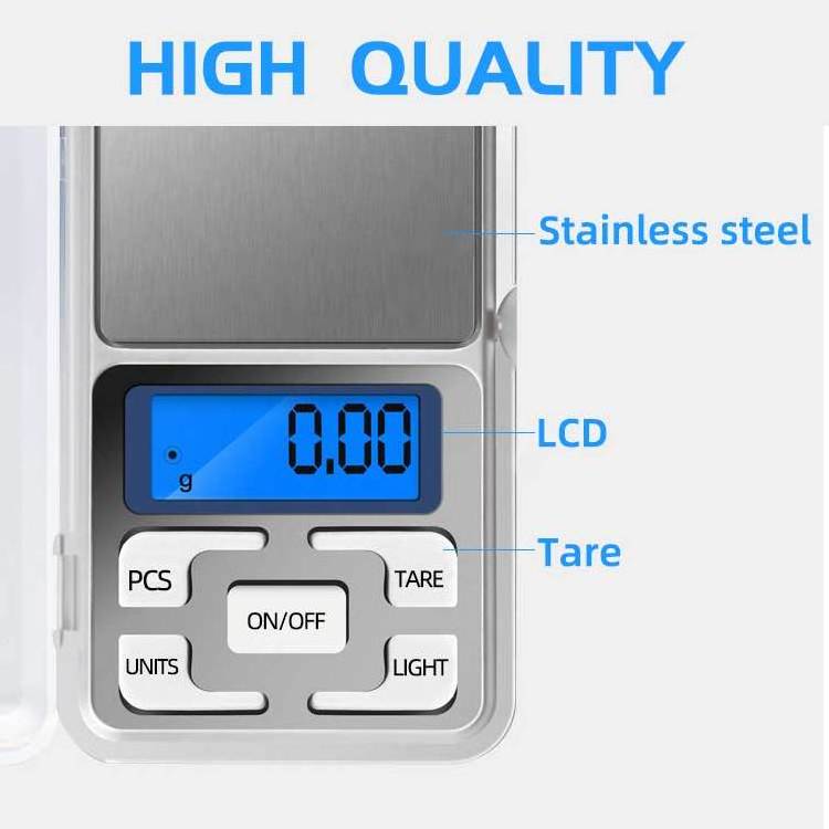 Top Quality Precision 0.1g 0.01g Pesa Gramera Weighing Scale Digital Gold Jewelry Gram Scale Weigh Mini Pocket Scale