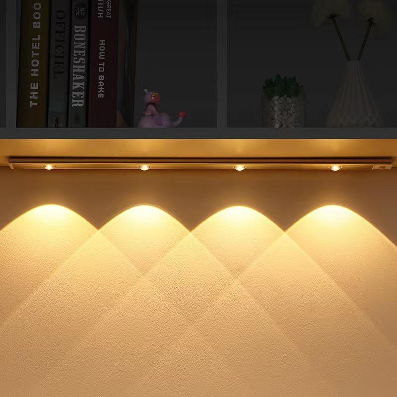 Usb Magnetic Wireless Wall Cabinet Motion Sensor Under Led Closet Light Night Light