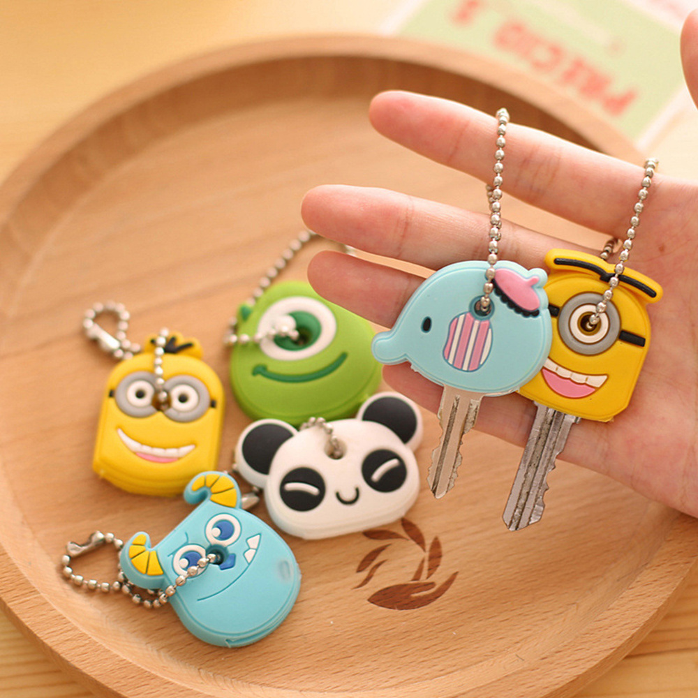 Original factory competitive price soft rubber PVC cartoon key cover