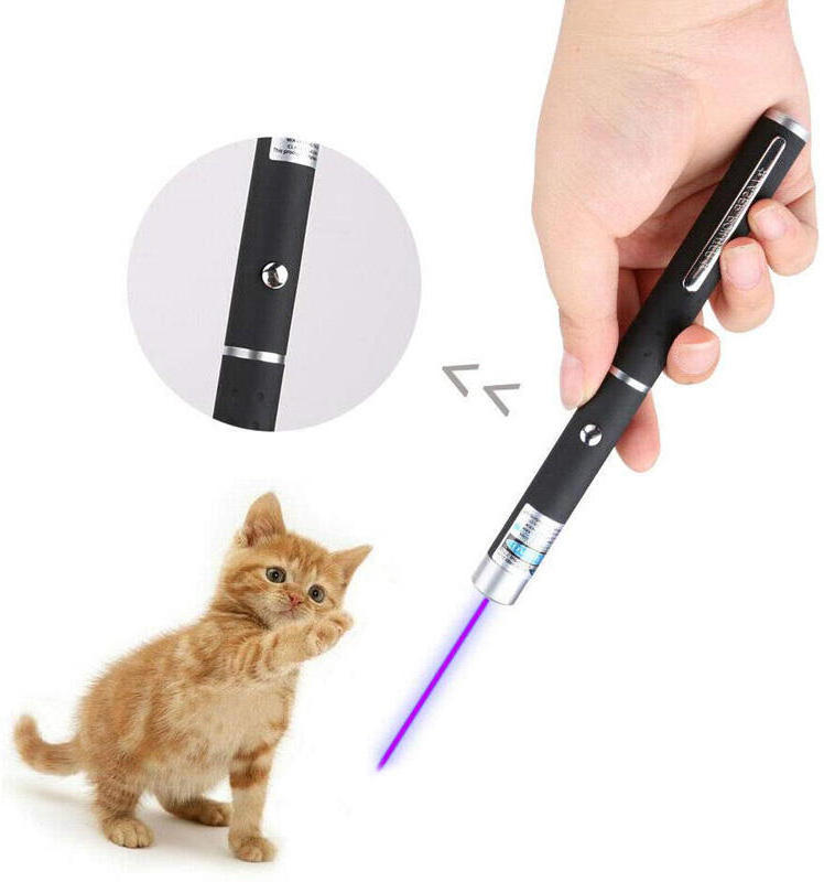 Red Green Blue Light Interactive Cat Toy Laser Pen USB Charger Multi-color Cats Stick Playing Training Cat Laser Pointer