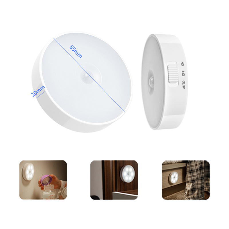 Top Quality 3AAA battery operated Led night light sensor for hallway cabinet