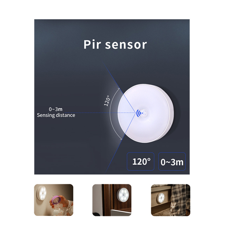 Top Quality 3AAA battery operated Led night light sensor for hallway cabinet