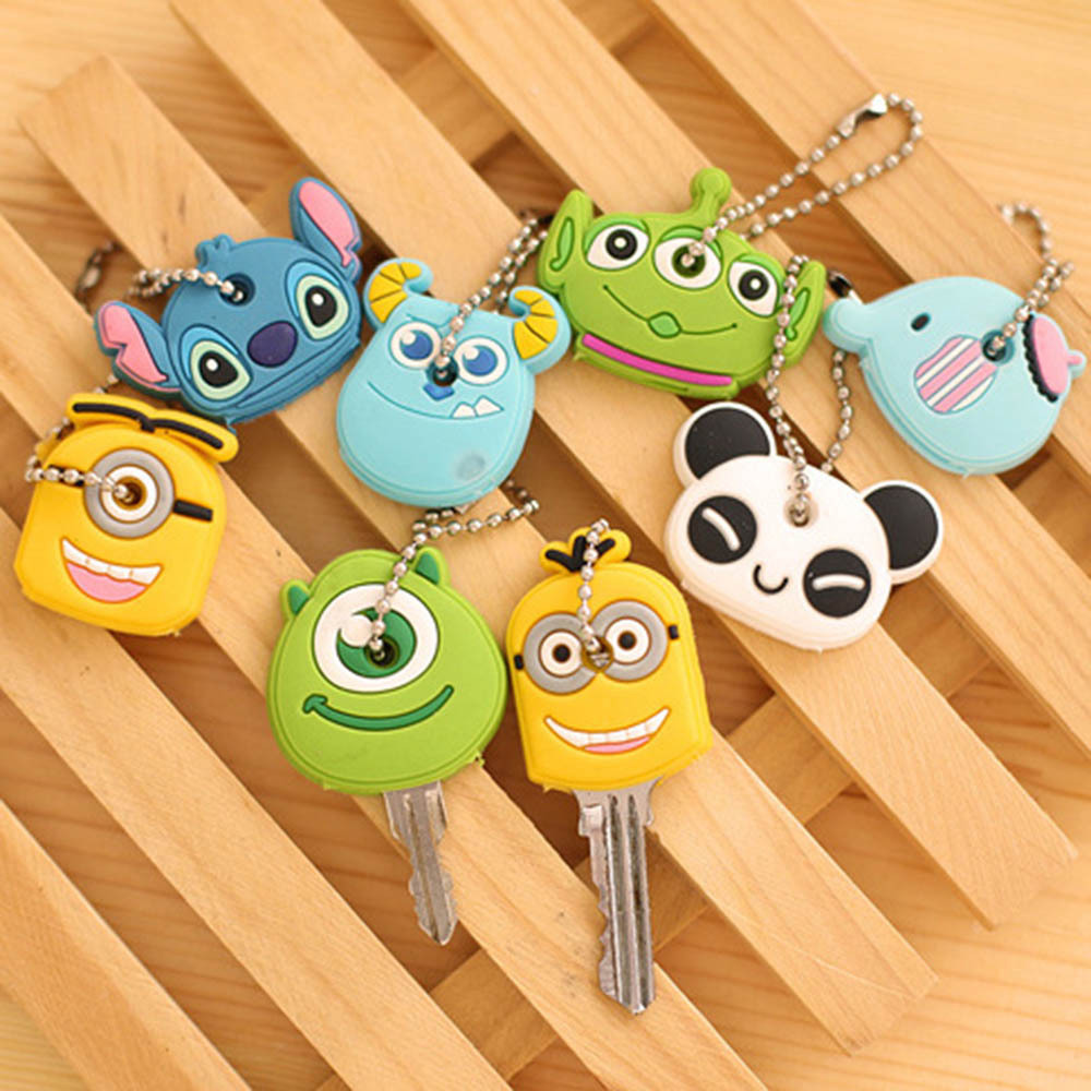 Original factory competitive price soft rubber PVC cartoon key cover