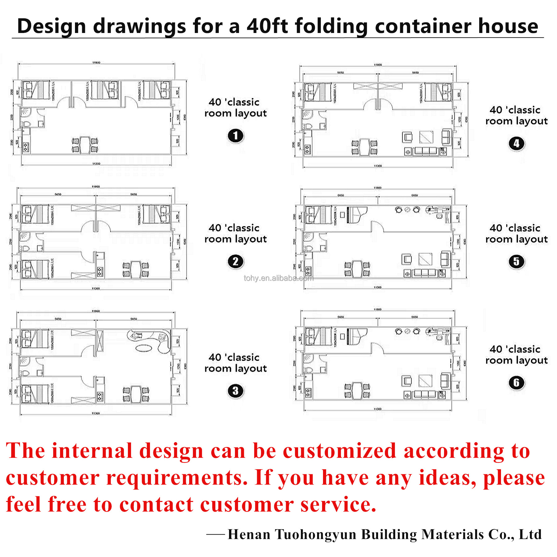 40f Folding Expanding Granny Flat Folding Container House prefabricated prefab expandable container house