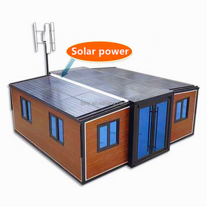 Custom Cheap Price Luxury Portable Living Modern Two Story 40FT Solar Modular Container Prefab Houses