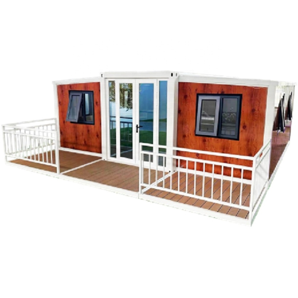 Mobile Modular Homes Factory Customized Outdoor Container Hotel Office with Beautiful Roof and Balcony