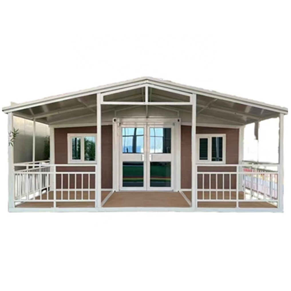 Mobile Modular Homes Factory Customized Outdoor Container Hotel Office with Beautiful Roof and Balcony