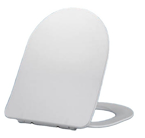 UF thermoset Resin Duroplast D shape high hardness bathroom seat soft close bidet toilet seat