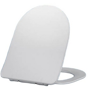 UF thermoset Resin Duroplast D shape high hardness bathroom seat soft close bidet toilet seat