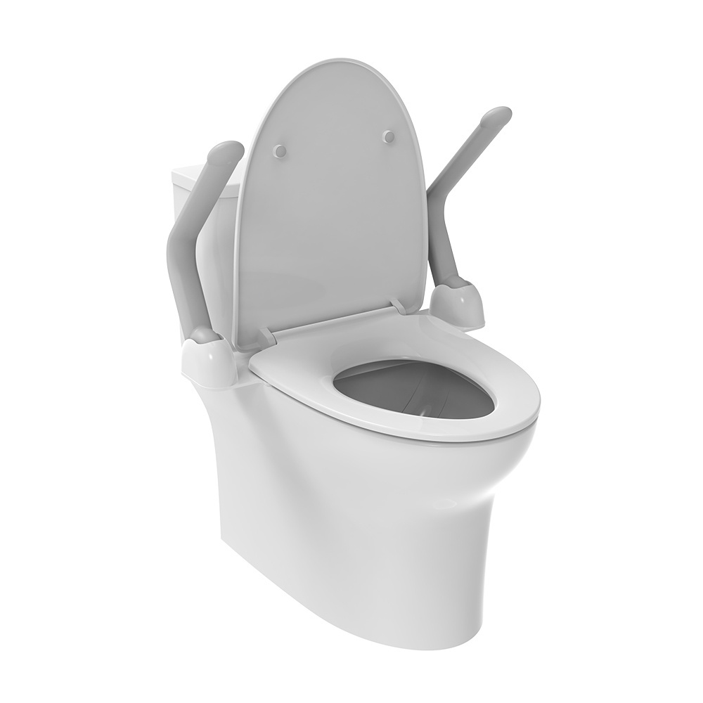 Modern Design Space-Saving Toilet Support Arms Safety Shower Room Accessories for Elderly Handicapped Seniors