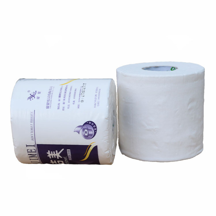 2 Ply Recycled Toilet Tissue Type Paper /Bathroom Paper Roll with Custom Logo