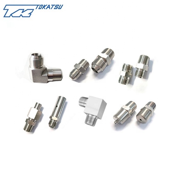 China supplier custom high quality stainless steel fitting hydraulic hose connector