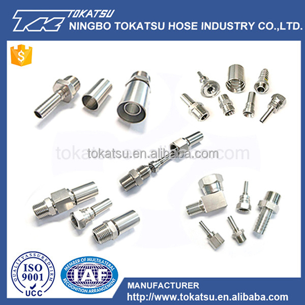 Stainless Steel Threaded Hose Nipple With Barbs