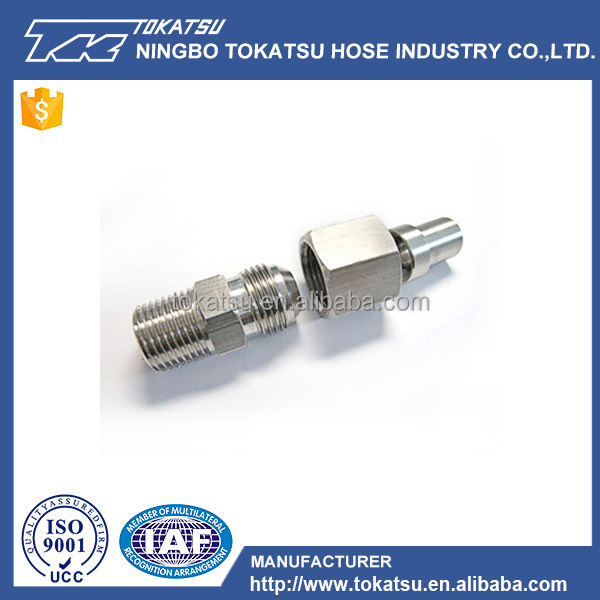 Custom Stainless Steel NPT Male Female Thread Adapter For Hose