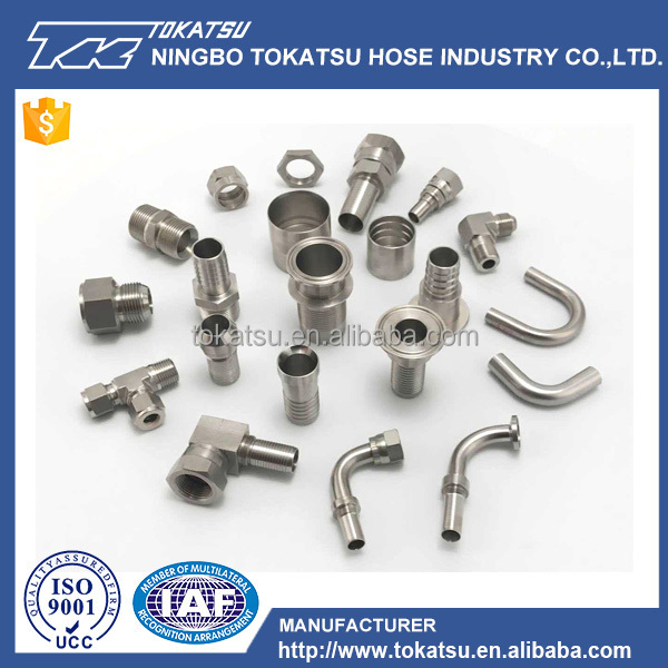 Stainless Steel Threaded Hose Nipple With Barbs