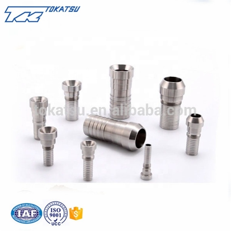 China supplier custom high quality stainless steel fitting hydraulic hose connector