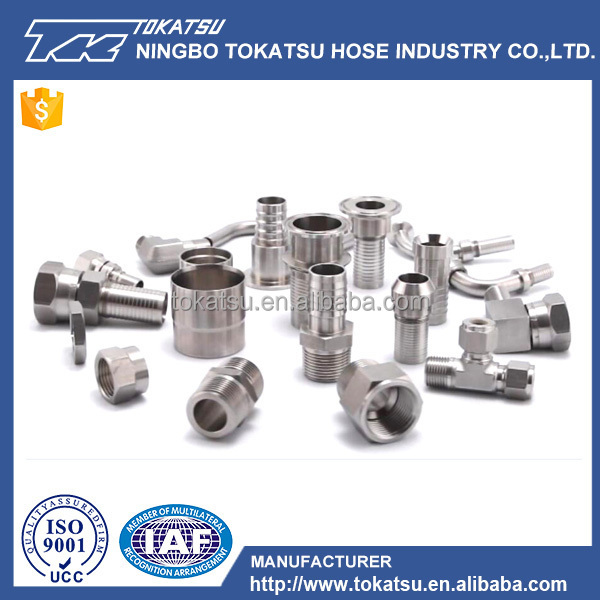 Stainless Steel Threaded Hose Nipple With Barbs