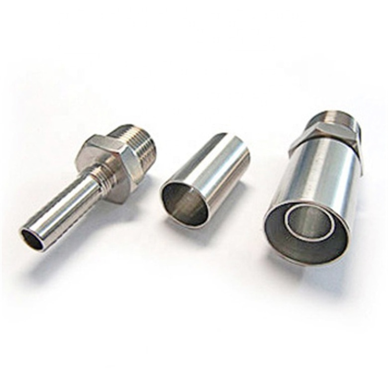 Stainless Steel Swivel Hose Fitting Hydraulic Connector Hose Nipple