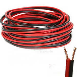 transparent wire speaker wire cable red and black speaker wire