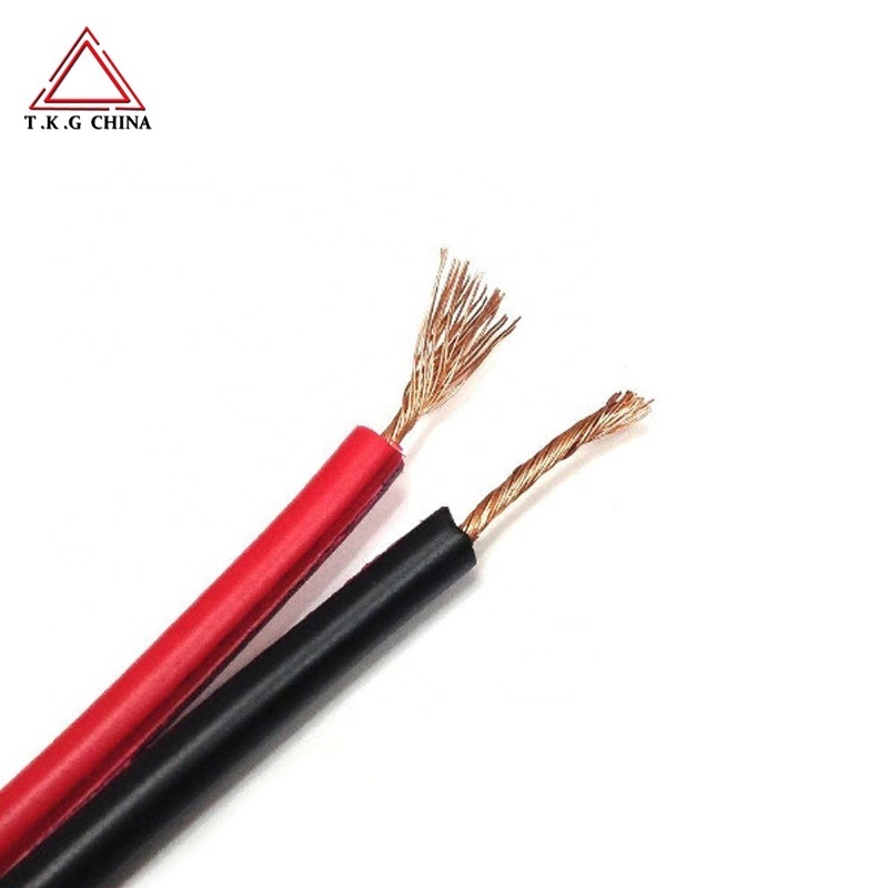 100m black red BC/CCA PVC Sheathed Audio cable China Foamed PE Speaker Cable RCA CABLES  Plastic Reel