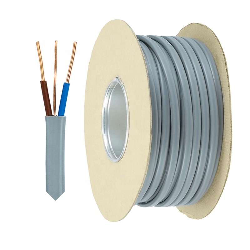 2.5mm electric wires cables copper flat twin and earth cable twin flat cable 2.5mm wires price electric house wire