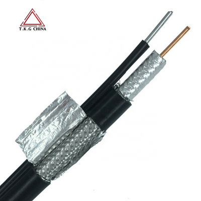 coaxial cable wiring house RG59/RG11/RG58 quad shield coaxial cable types coaxial cable for radio transmitters