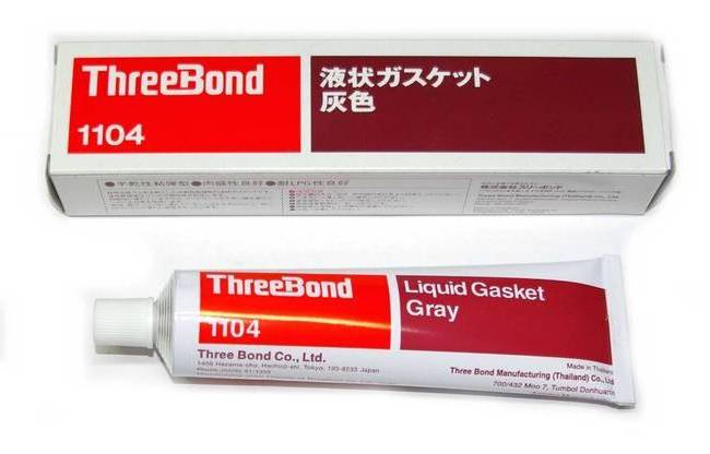 Durable liquid ptfe gasket for sealing surface of industrial equipment. Manufactured by ThreeBond Inc. Made in Japan