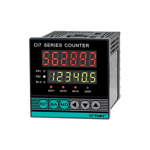 TOKY Industrial Two-row 6 Digit Display Quantity Length Batch Measuring Digital Counter